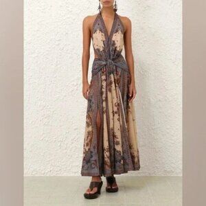 Zimmermann Ascension Plunge Halter Maxi- Size 0/US4